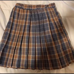 girls pleated plaid tilden mini skirt